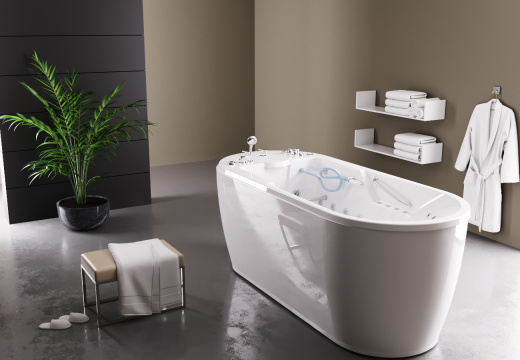 Ванна с подводным душ-массажем EVOLUTION