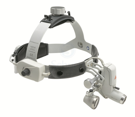 Налобный осветитель Heine ML 4 LED в комплекте с лупами